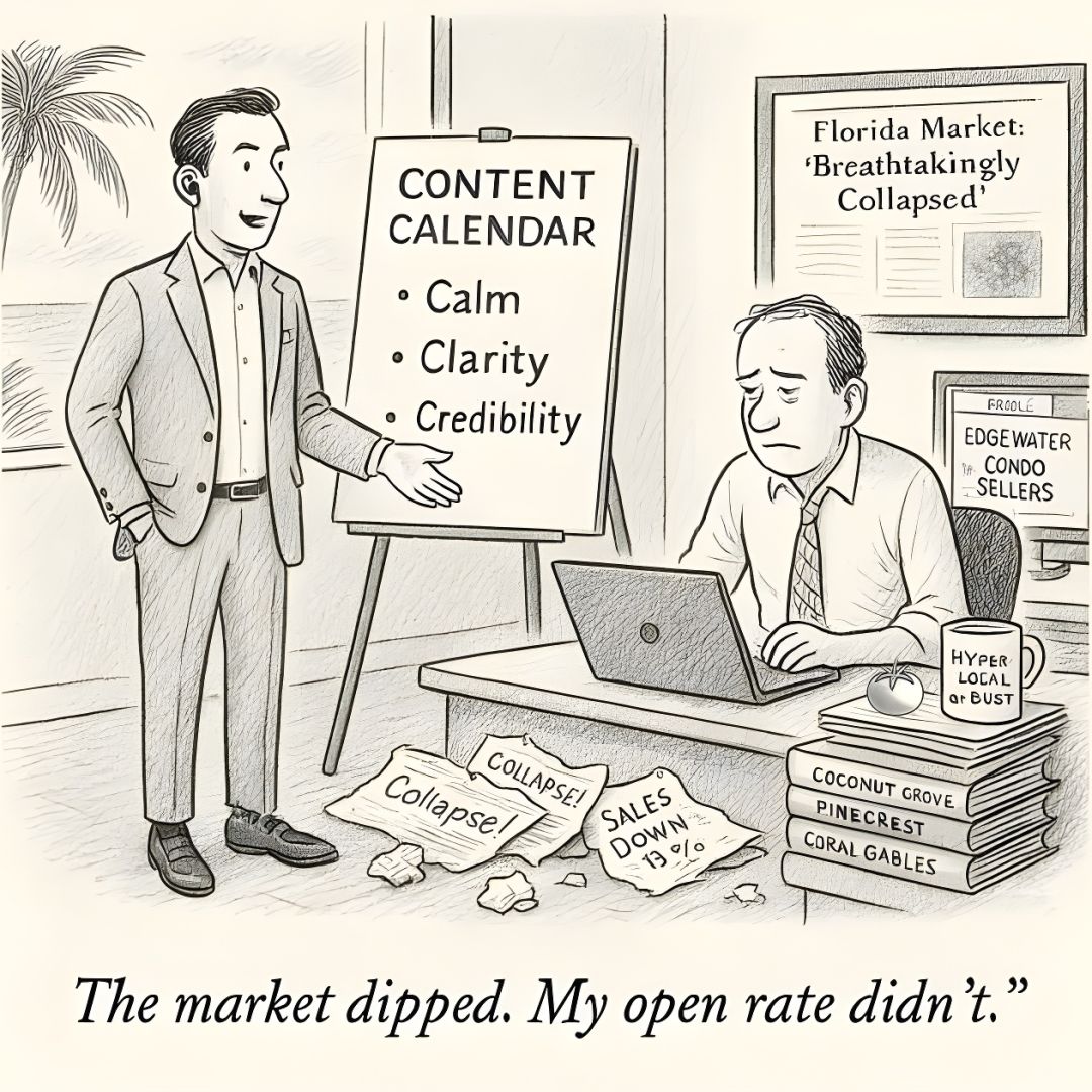 The market dipped. My open rate didn't