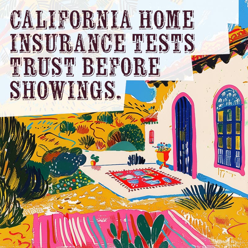 California Home Insurance Tests Trust Before Showings.